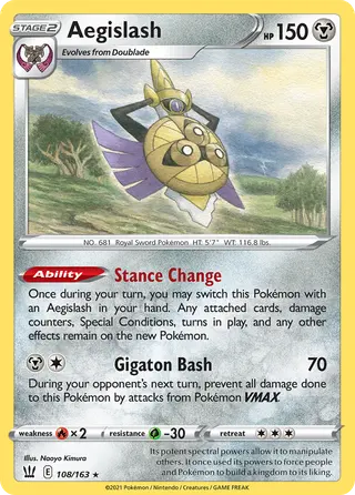 Carta Aegislash