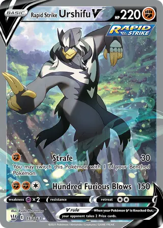 Carta Urshifu Golpe Fluido V