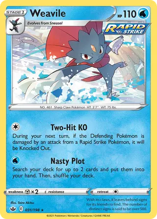Carta Weavile