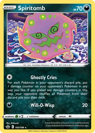 Carta Spiritomb