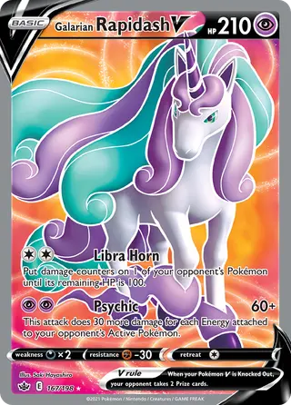 Carta Rapidash de Galar V