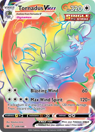 Carta Tornadus VMAX