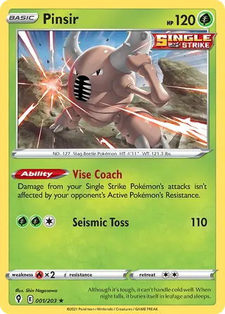 Carta Pinsir