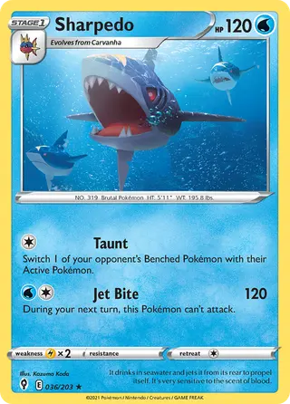 Carta Sharpedo