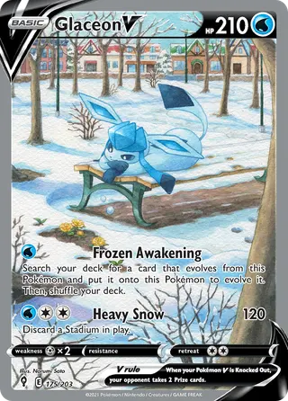 Carta Glaceon V