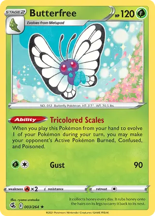 Carta Butterfree