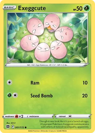 Carta Exeggcute