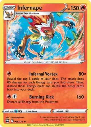 Carta Infernape