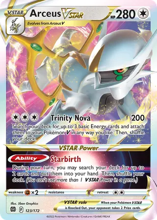 Carta Arceus V-ASTRO