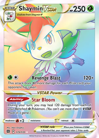 Carta Shaymin V-ASTRO