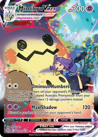 Carta Mimikyu VMAX