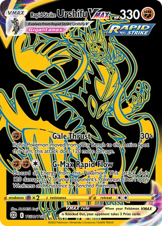 Carta Urshifu Golpe Fluido VMAX