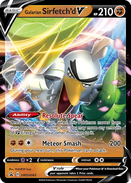 Carta Galarian Sirfetch'd V