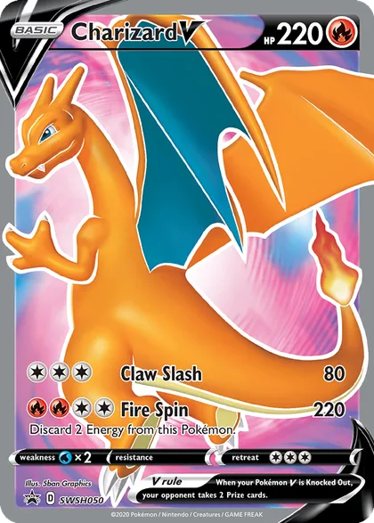 Carta Charizard V