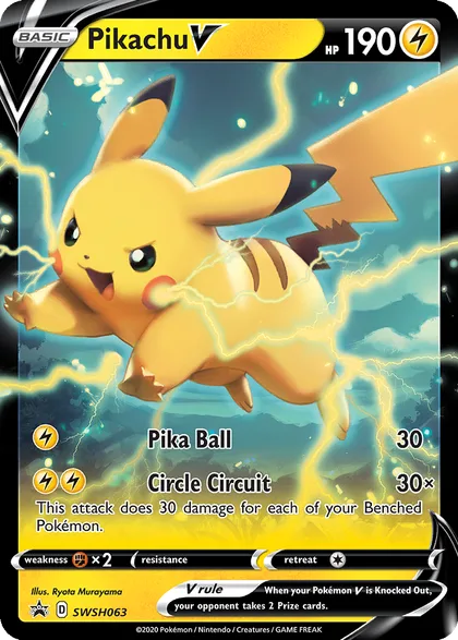 Carta Pikachu V