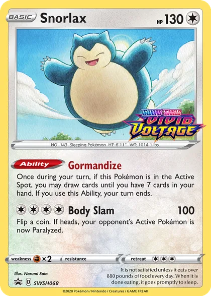 Carta Snorlax