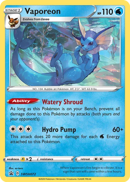 Carta Vaporeon