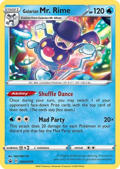 Carta Galarian Mr. Rime