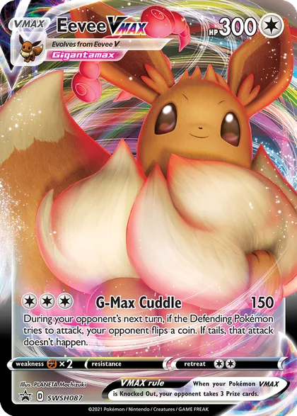Carta Eevee VMAX
