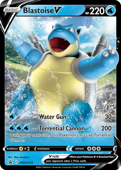 Carta Blastoise V