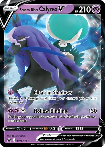 Carta Shadow Rider Calyrex V