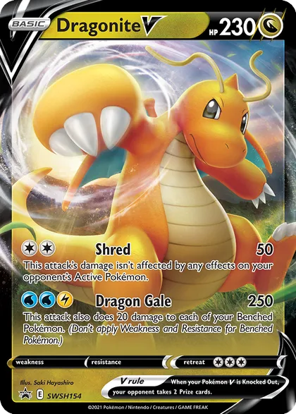 Carta Dragonite V