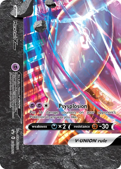 Carta Mewtwo V-UNION