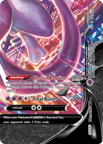 Carta Mewtwo V-UNION