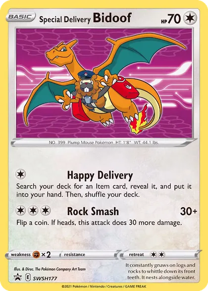 Carta Special Delivery Bidoof