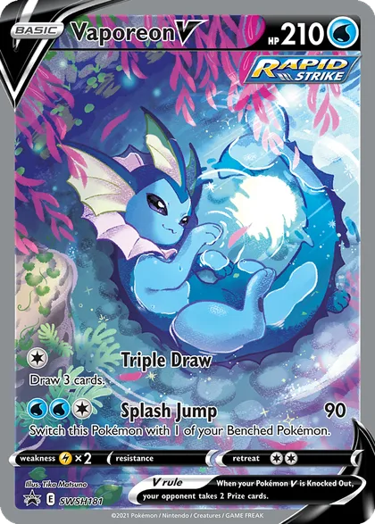 Carta Vaporeon V