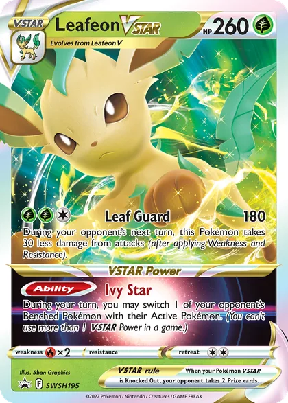 Carta Leafeon VSTAR
