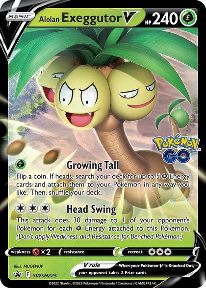 Carta Alolan Exeggutor V