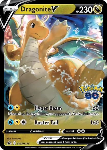 Carta Dragonite V