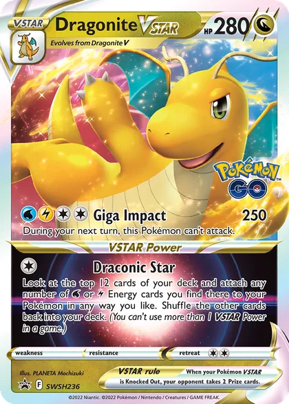 Carta Dragonite VSTAR