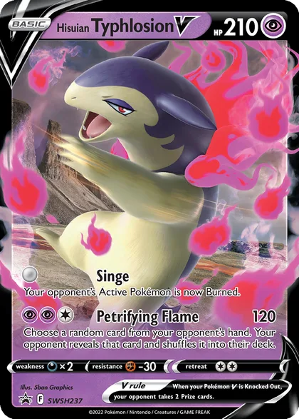 Carta Hisuian Typhlosion V