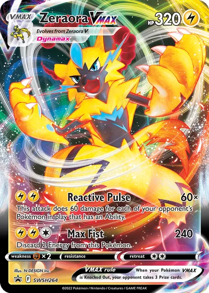 Carta Zeraora VMAX