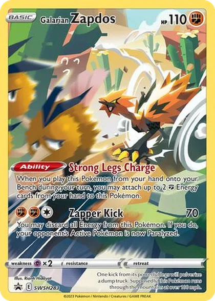 Carta Galarian Zapdos