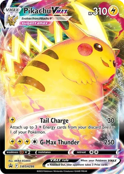 Carta Pikachu VMAX