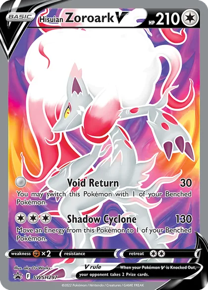 Carta Hisuian Zoroark V