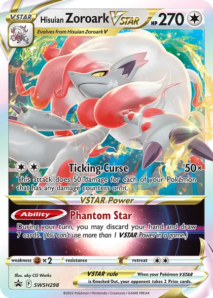 Carta Hisuian Zoroark VSTAR
