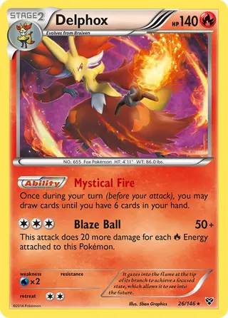 Carta Delphox
