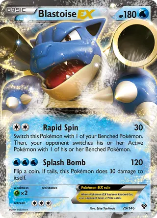 Carta Blastoise EX