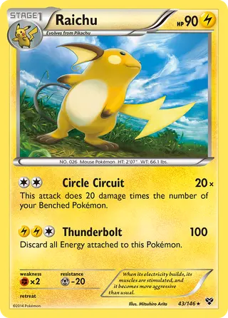 Carta Raichu