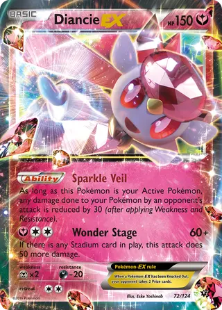 Carta Diancie EX