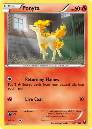 Carta Ponyta