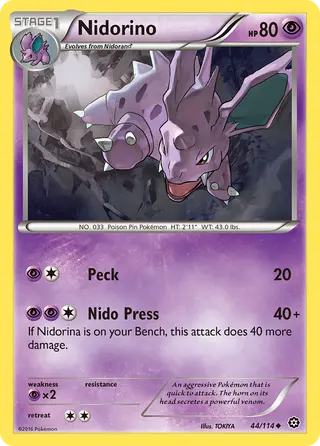 Carta Nidorino