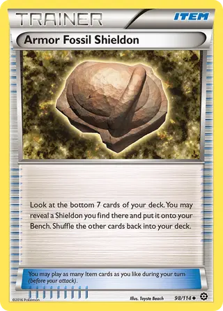 Carta Fóssil Armadura de Shieldon