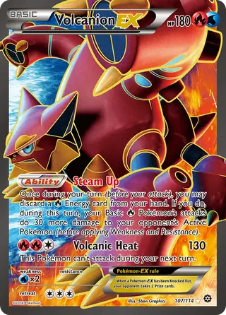 Carta Volcanion EX