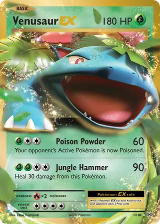 Carta Venusaur EX