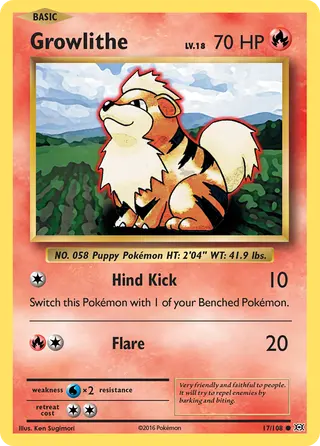 Carta Growlithe